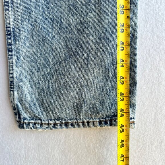 Free People We the Free Jeans Womens Size 31 Acid Wash High Rise Distressed Raw - Picture 6 of 13